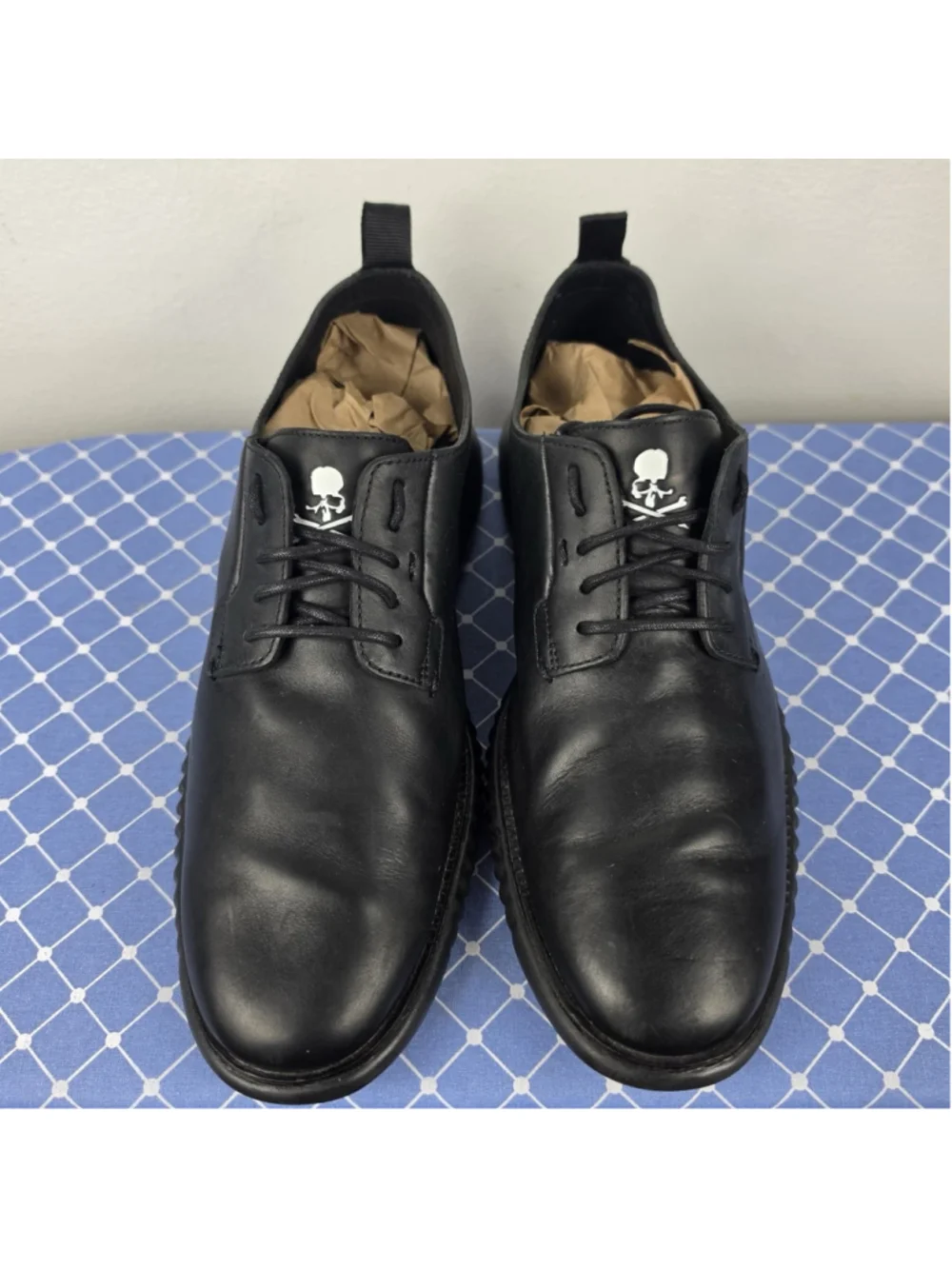 Mastermind Japan x Cole Haan Grand.ØS Black Leather Derby Shoes Men’s 10.5
